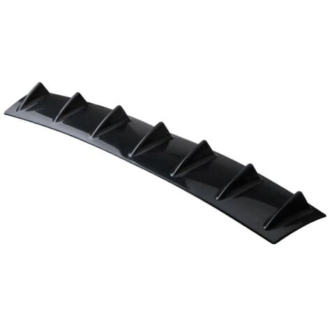 Spoiler de pare-chocs arrière à 7 ailettes pour noir brillant A-- (1/5)