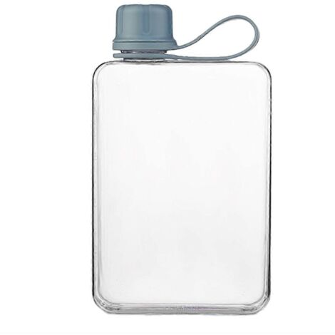 Bouteille d'eau carrée 500 ml Gobelets plats portables A-- (1/5)