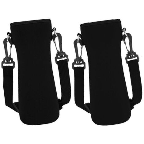 Lot de 2 manchons pour bouteille d'eau Cirkul de 650 ml (22 oz), noirs. (1/5)