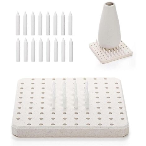 Support d'inclinaison du four, plaque de cuisson pour poterie à clous -- (1/4)