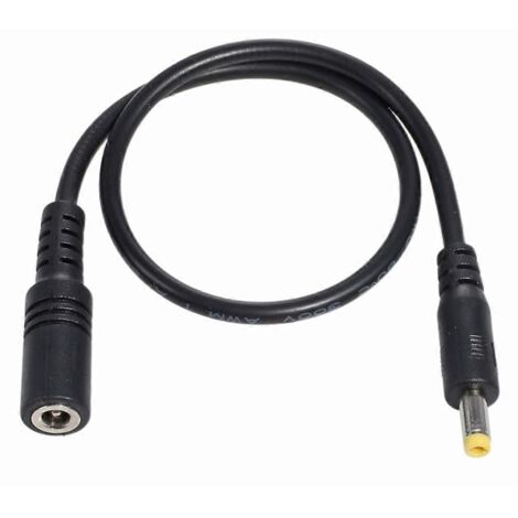 Câble d'extension femelle-mâle avec adaptateur secteur CC 4 mm x 1,7 mm (1/5)