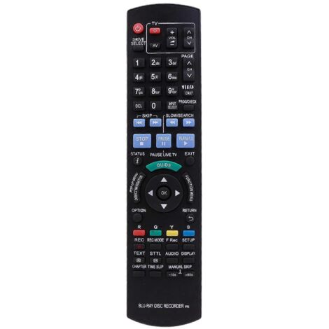 Télécommande pour lecteurs Blu-ray/DVD Panasonic N2QAYB000475 DMR-BW880 DMR-BW780 (1/5)