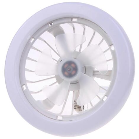 Ventilateur de plafond moderne à LED avec éclairage, intensité variable, 30 W, 1 vitesse (1/5)