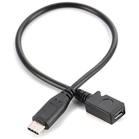 Câble de données micro USB vers USB-C, câble de charge, transfert de données rapide pour appareils photo GPS (1/5)