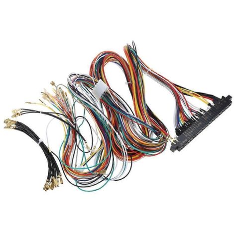 Faisceau de câbles Jamma 28 broches, connecteur de bouton de joystick pour borne d'arcade (1/5)