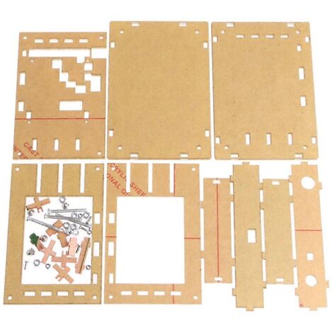 Kit de boîtier transparent en acrylique pour oscilloscope numérique TFT 2,4" DSO138 (1/5)