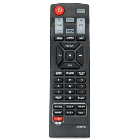 Télécommande de remplacement AKB73575401 pour barre de son LG (1/5)