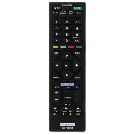 Télécommande de remplacement RM-YD092 pour téléviseur LED Sony KDL-32R300C (1/5)