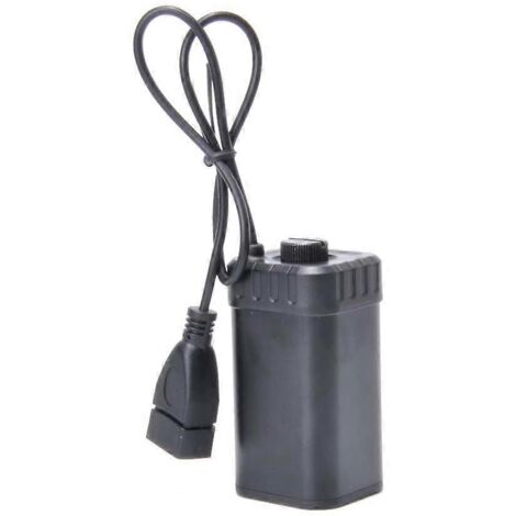 Chargeur portable USB 5V pour 4 piles AA, avec porte-piles et boîtier. (1/5)