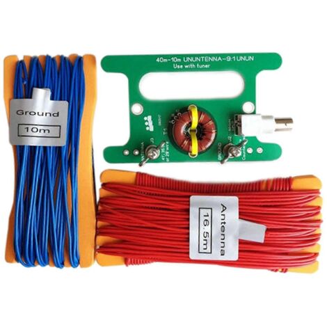 Antenne HF filaire longue 9:1 SDR-40M-10M, accessoires, câble long (1/5)