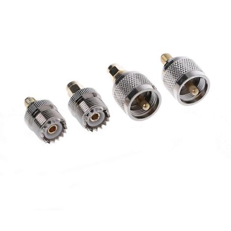 Kit de 4 adaptateurs A13 PL259 SO239 vers SMA mâle/femelle RF (convertisseur de test) (1/5)