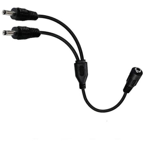 Câble d'alimentation répartiteur pour appareils 3,5 x 1,35 mm : double la capacité de charge (1/5)