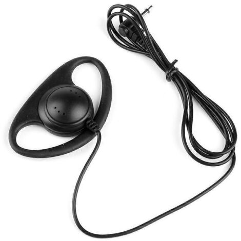 Écouteur seul avec prise jack en D de 3,5 mm pour radios bidirectionnelles et radios-walkies (1/5)