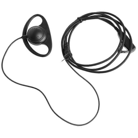 Écouteur intra-auriculaire de type D avec micro PTT pour talkie-walkie Motorola Talkabout, prise jack 2,5 mm à 1 broche (1/5)