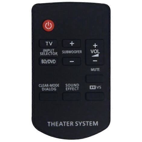 Télécommande de remplacement N2QAYC000027 pour système de chauffage Panasonic SC-HTB10 (1/5)