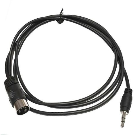 Câble professionnel 3,5 mm vers DIN 5 broches pour accessoires audio MIDI (1/5)