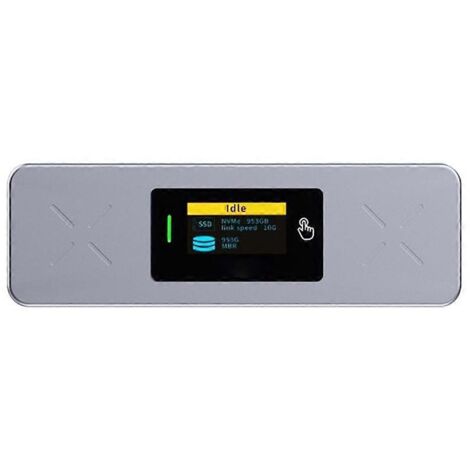 Boîtier pour disque dur externe SSD M.2 NVMe, USB 3.2 Gen2 10 Gbit/s, Disk House (1/5)