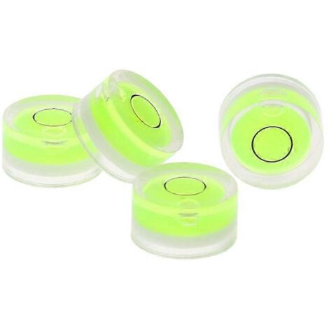 4 niveaux à bulle ronds de haute précision, verts (1/5)