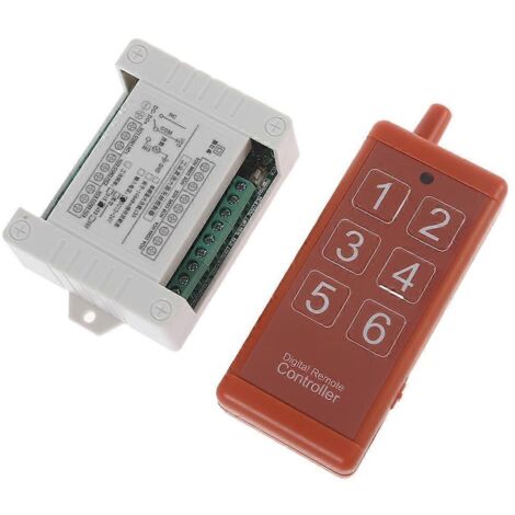 Télécommande sans fil, interrupteur radio, récepteur et émetteur de télécommande (1/5)