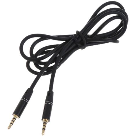 Câble audio stéréo plaqué or 2,5 mm, connecteurs mâle-mâle (1/5)