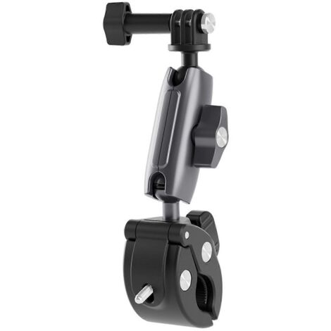 Support de caméra à pince avec double rotule et adaptateur 1/4-20 mm pour vélo (1/5)
