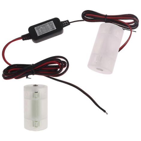 Câble convertisseur de puissance 5V-24V pour produit alimenté par 2 piles LR20D (1/5)