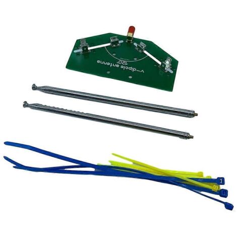 Récepteur de fréquence 78 MHz - 1 GHz, antenne cornet en V positive à 137 MHz, antenne dipôle en V - Kits d'oscillateur V1 à monter soi-même (1/5)