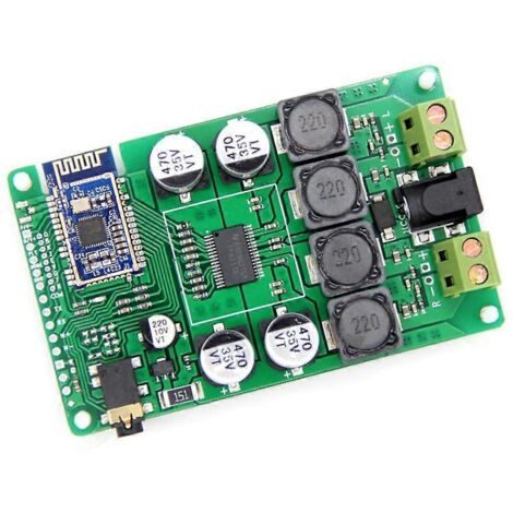 Carte d'amplificateur de puissance 5.0 compatible Bluetooth 2 x 30 W/20 W prenant en charge l'entrée audio (1/5)