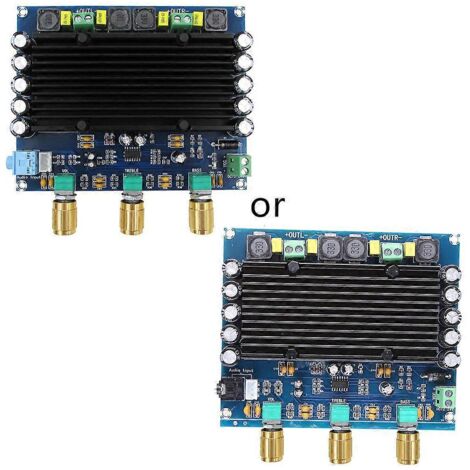Module de carte d'amplificateur de puissance numérique stéréo Hi-Fi double canal 2CH TPA3116D2 2x150W 2.0 avec amplificateur de tonalité (1/5)