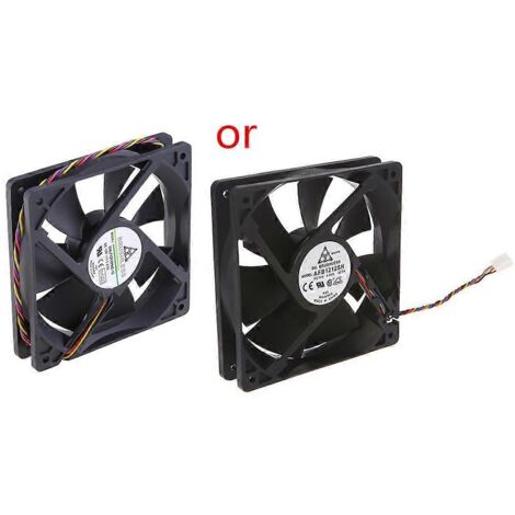 Ventilateur 12025 12 cm DC12V 0,8 A 4 fils 120 x 120 x 25 mm 4400 tr/min AFB1212SH pour Delta (1/5)