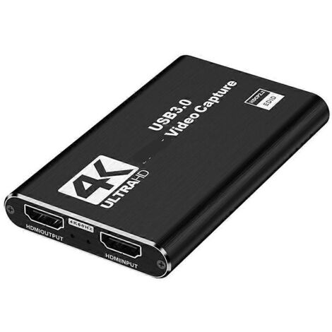 Carte d'acquisition vidéo de jeu compatible HDMI 4K avec micro USB 3.0 pour le streaming en direct (1/5)