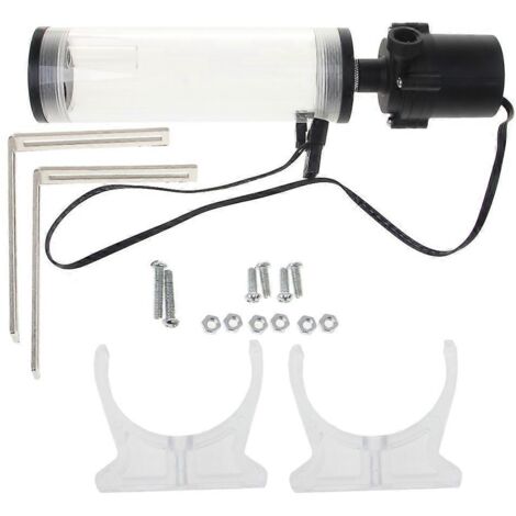 Pompe de refroidissement liquide 800 L/h pour PC, avec support intégré silencieux. (1/5)