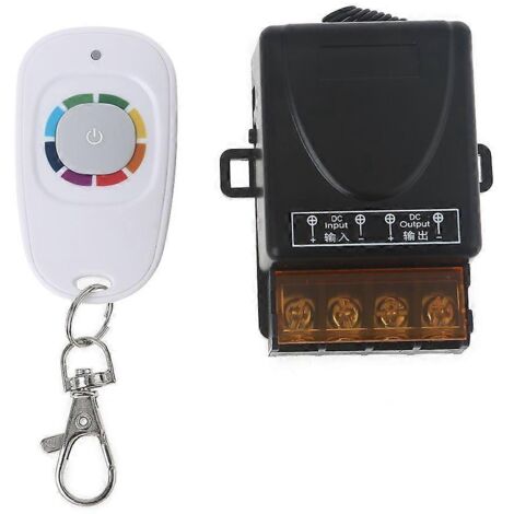 Télécommande sans fil radio-interrupteur récepteur émetteur pour DC9V85V RF (1/5)