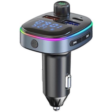 Émetteur audio Bluetooth 5.0 avec adaptateur USB et basses profondes pour voiture (1/5)