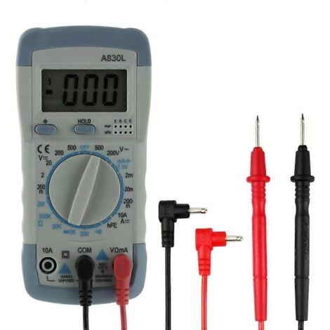 Multimètre Universal Electric Meter A830L avec testeur de courant et fonction sonore. (1/5)