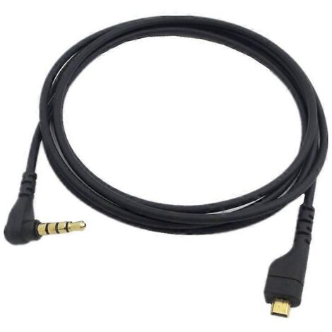 Câble audio jack 3,5 mm plaqué or pour casque gaming Arctis 3/5/7 (1/5)
