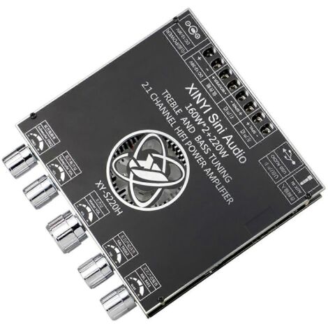 Carte d'amplificateur de puissance 5.1 compatible Bluetooth TDA7498 avec entrée AUX et son Hi-Fi (1/5)