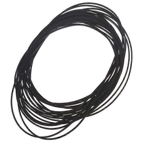 Lot de 20 courroies en caoutchouc carrées pliées de 1 mm pour enregistreurs, lecteurs CD-ROM et magnétoscopes (1/5)