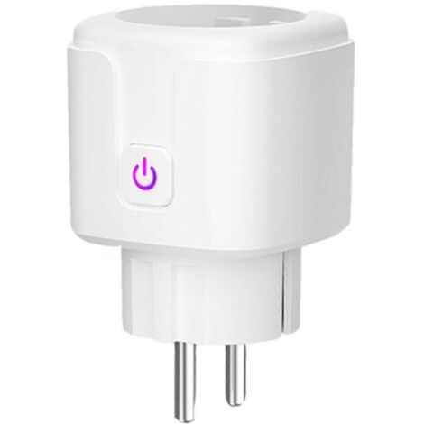 Prise européenne 16 A 100-240 V CA 50/60 Hz avec télécommande et compatible avec Google Assistant (1/5)