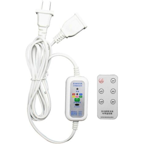 Cordon de commande à distance sans fil 110 V 50 W, 220 V 100 W avec minuterie de 2 h à 12 h (1/5)