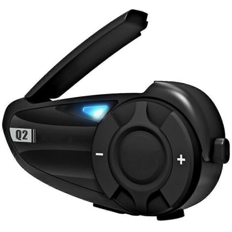 Intercom sans fil pour casque, étanche, appairage rapide, 2 interphones pour motards (1/5)