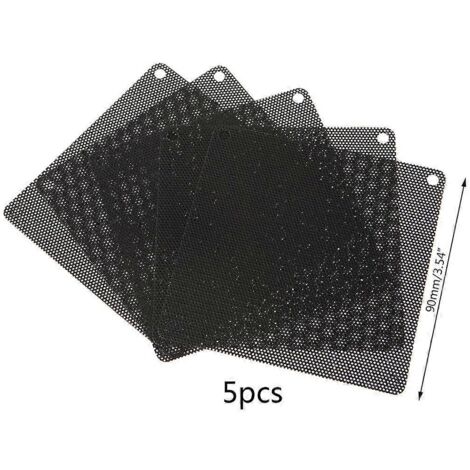 Filtre à poussière 90 x 90 mm pour ventilateur de refroidissement d'ordinateur, filtre à poussière pour ventilateur PC (1/5)