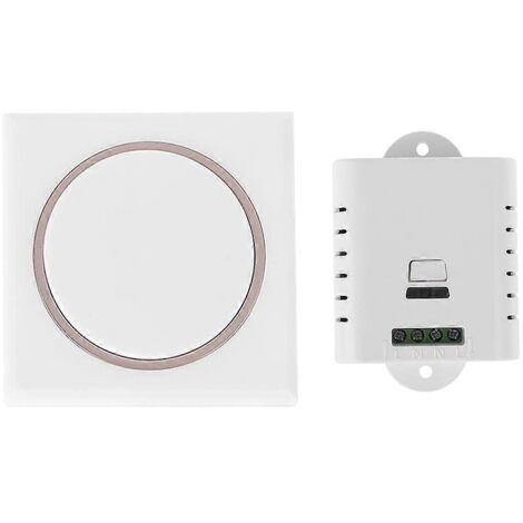 Interrupteur à bouton-poussoir AC85V-250V, télécommande sans fil, relais pour lampe (1/5)