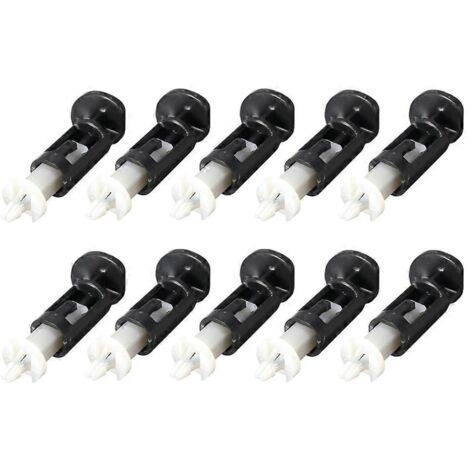 10 vis de fixation en plastique pour dissipateur thermique de processeur, clip de montage pour ventilateur de refroidissement et accessoires de socket Intel (1/5)