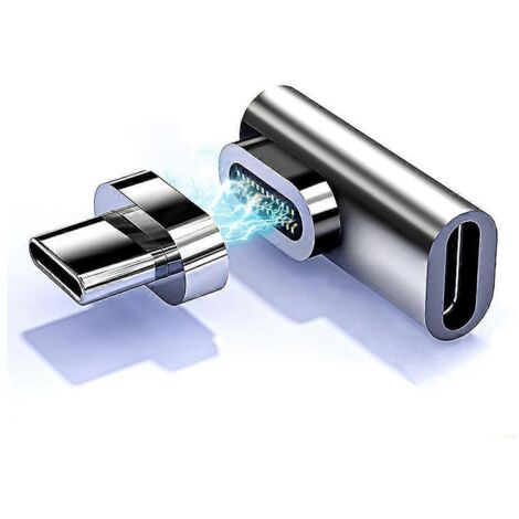 Adaptateur magnétique USB-C compatible Thunderbolt 3, connecteur Type-C 24 broches (1/5)