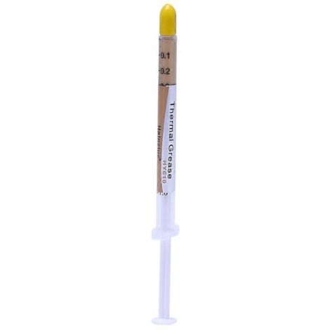 HY610-TU05A Tube à aiguilles Graisse silicone conductrice thermique dorée Spéciale pour processeur (1/5)