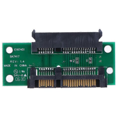 Adaptateur d'extension SATA 22 broches 7+15 broches vers SATA 22 broches, SATA 22 broches mâle vers femelle (1/5)