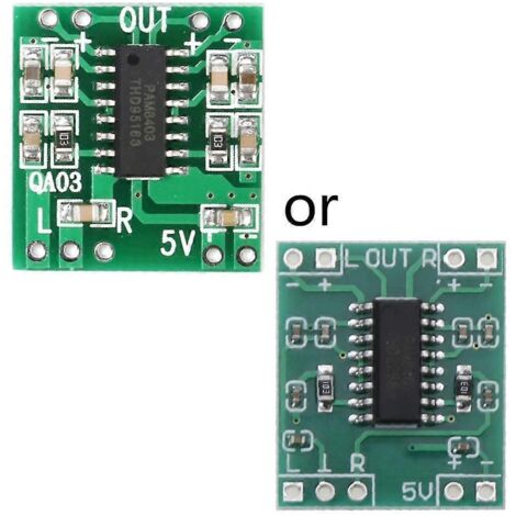 Carte d'amplificateur de puissance numérique double canal 2x3W PAM8403 pour Arduino Classe D (1/5)