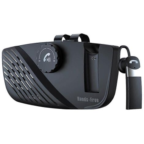 Kit mains libres sans fil pour voiture avec port USB et batterie au lithium intégrée de 1200 mAh (1/5)