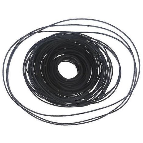 100 courroies carrées pour magnétophone à cassettes, 1 x 1 mm, longueurs assorties 40-135 mm (1/5)